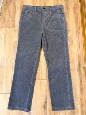 LOFT Gray Corduroy Pants